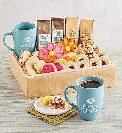 "Feeling Sunny" Coffee and Cookies Gift Box